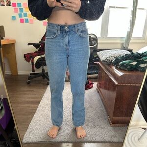 Abercrombie & Fitch Blue Straight Leg Jeans